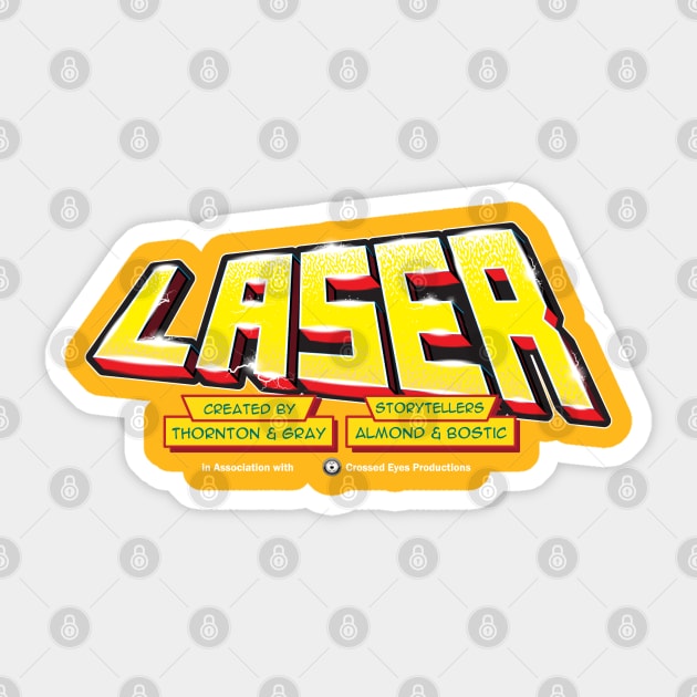 Laser Logo Sticker by dominionpub